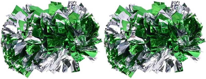 woobles Cheerleading Poms, Plastic Cheerleader Aerobics Pom Poms Pompoms for Dance Party School Sports Competition (1 Pair) - Image 5
